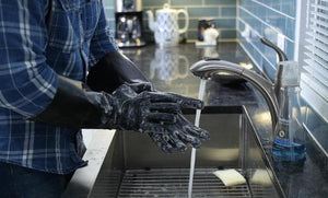 Image Title RAPICCA Heat Resistant BBQ Gloves 14in 450°F XL size