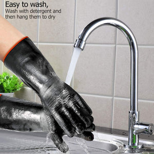 Image Title RAPICCA Heat Resistant BBQ Gloves 14in 450°F XL size
