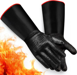 RAPICCA Heat Resistant BBQ Gloves 17in 932°F Female M size for small hands