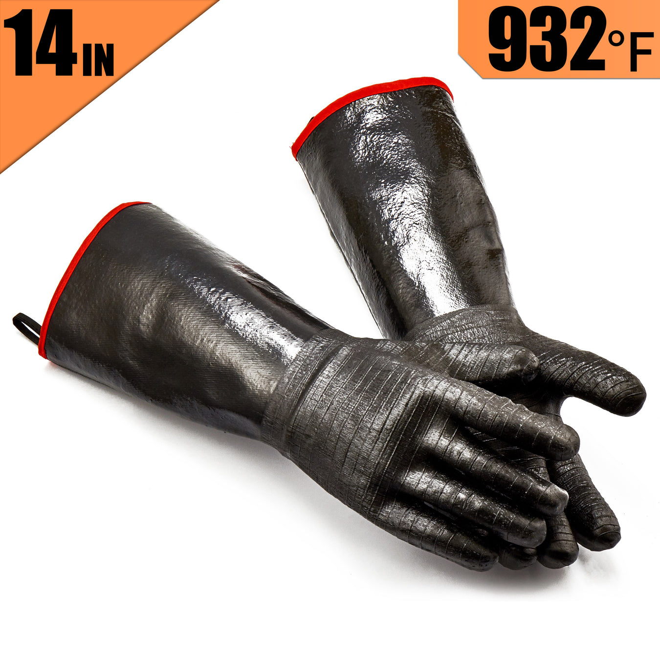 Leather bbq gloves hot sale