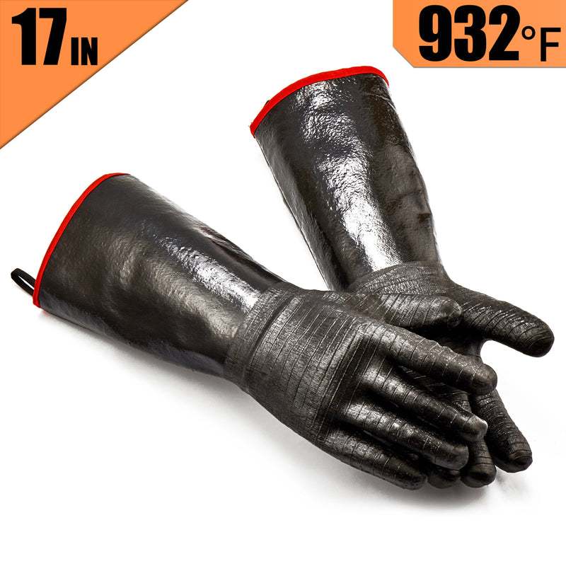 Heat-Resistant Leather Gloves