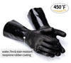 RAPICCA Heat Resistant BBQ Gloves 14in 450°F XL size