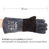 RAPICCA Forge Welding Gloves Grey 16IN Heat Resistant 932°F,Apply for Fireplace/Stove/Furnace/Grill