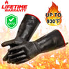 RAPICCA Heat Resistant BBQ Gloves for Smoker/Grill/Deep Frying/Waterproof & Oil Resistant 14in 932°F